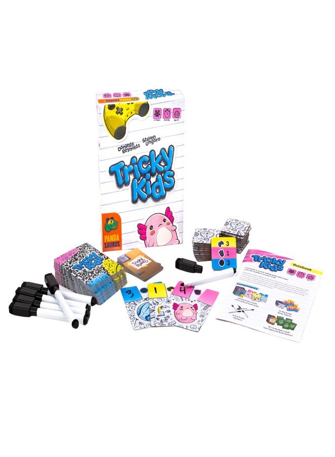 Pandasaurus Games Tricky Kids Card Game - Creative Trick-Taking Gameplay with Chaotic Rule Variants, Family Fun for Kids & Adults, Ages 12+, 2-6 Players, 30 Minute Playtime - Image 2